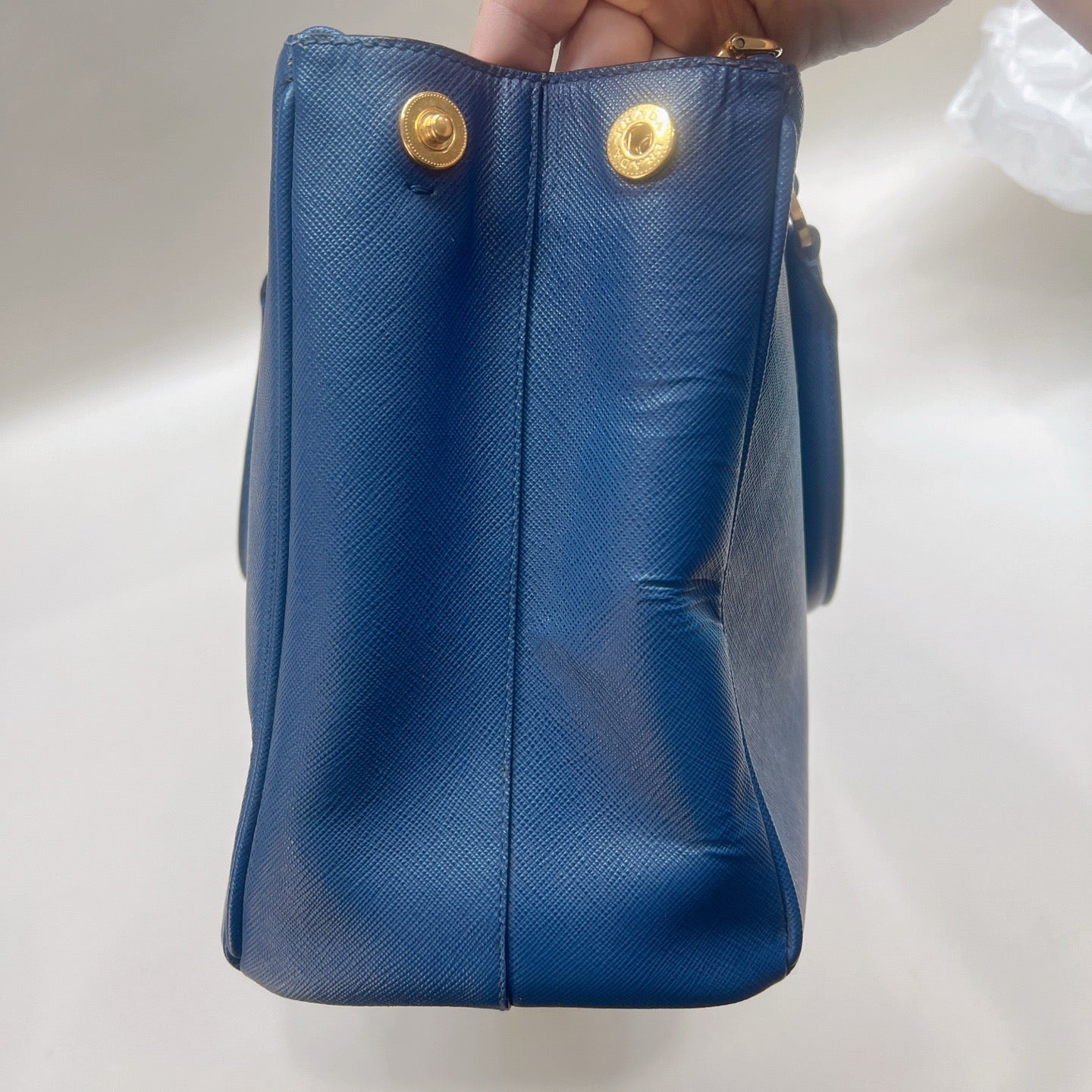 Prada - Galles - Leather - Blue - (medium)