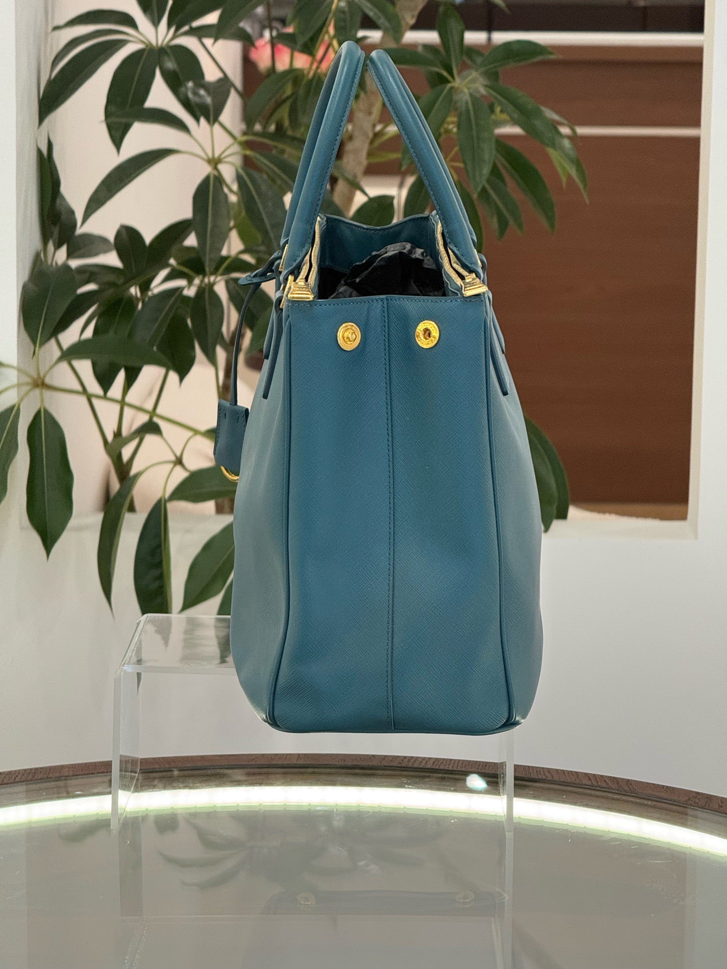 Prada - Gatje - Leather - Blue - (large)