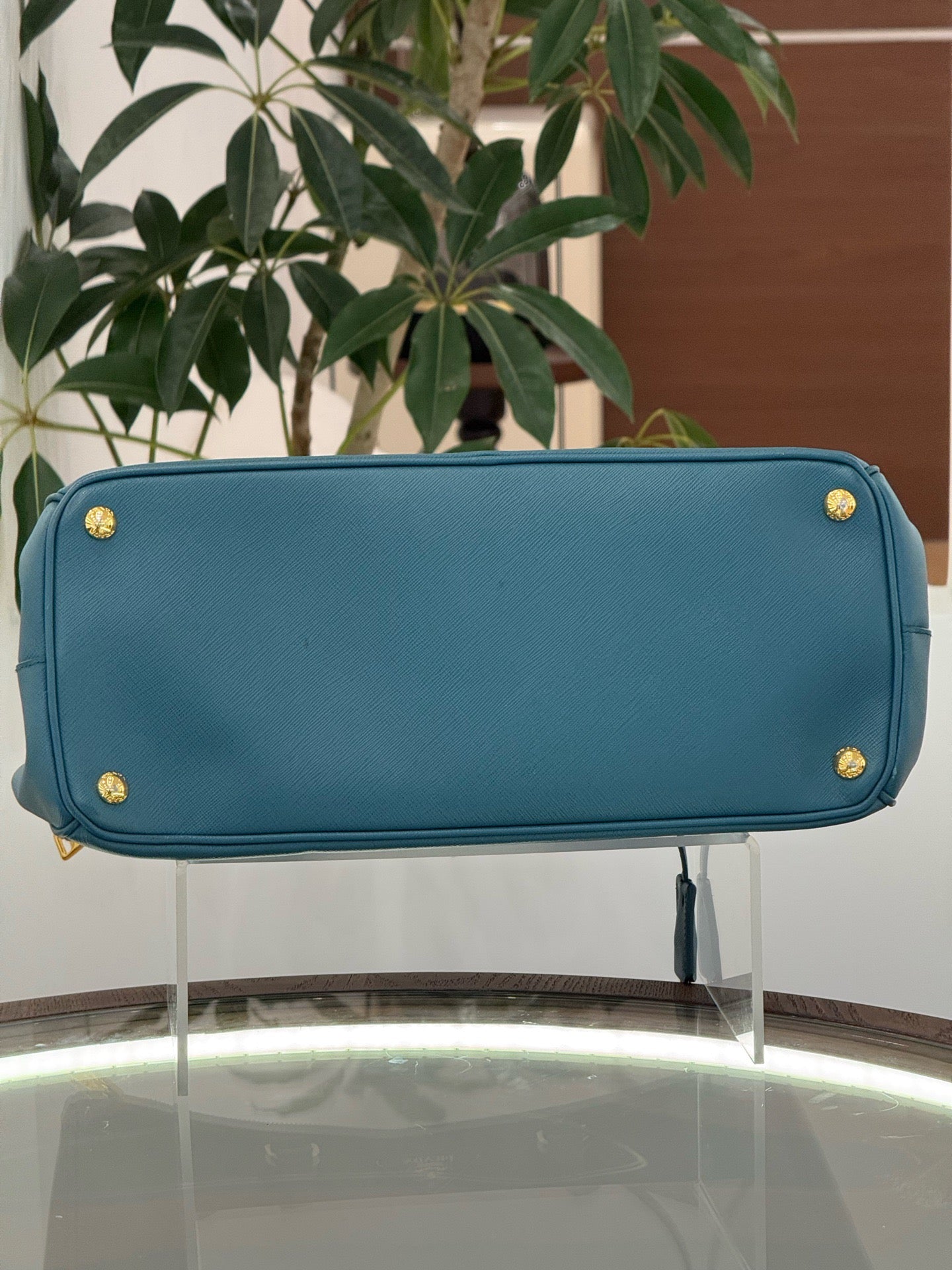 Prada - Gatje - Leather - Blue - (large)