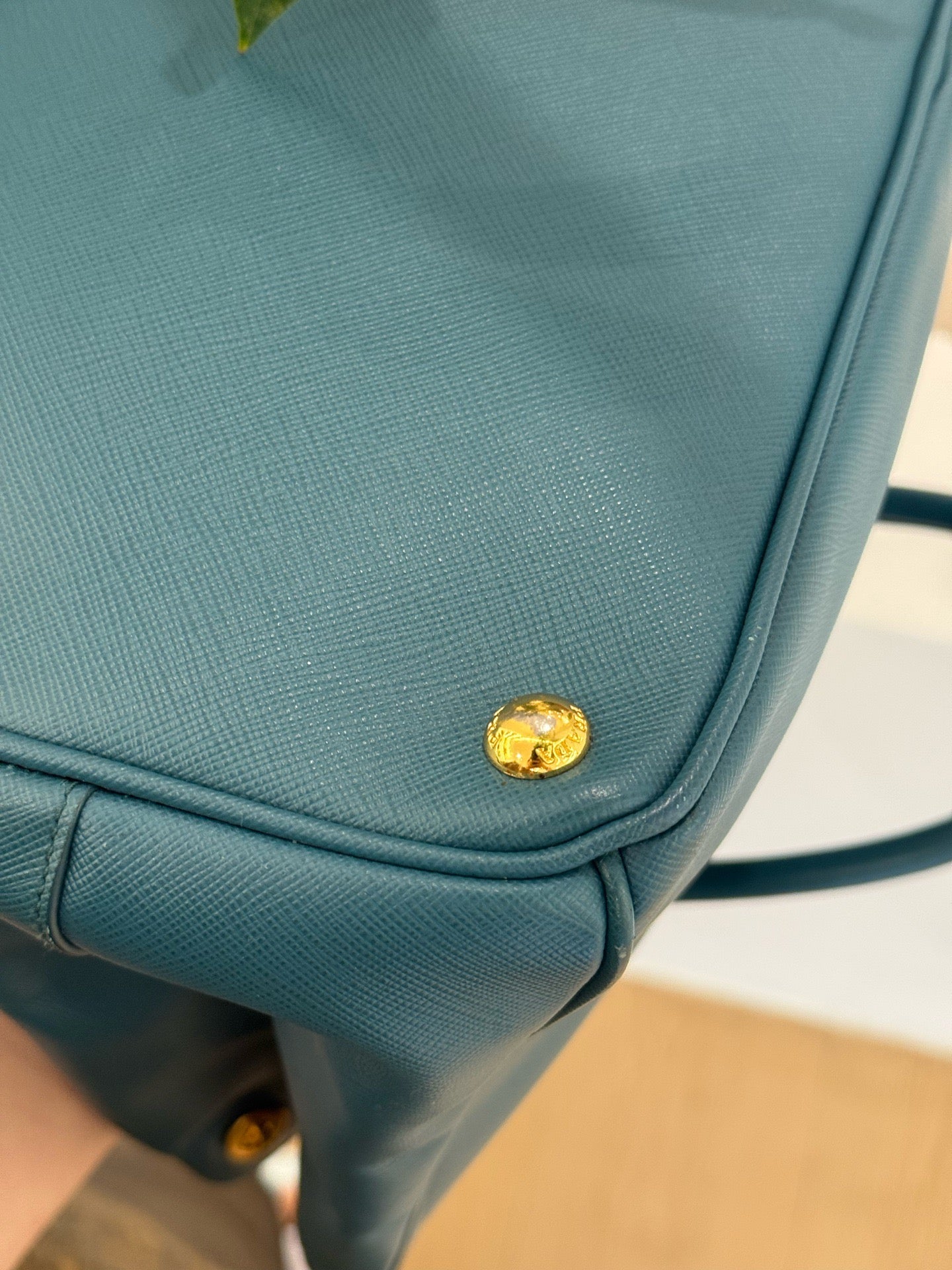 Prada - Gatje - Leather - Blue - (large)