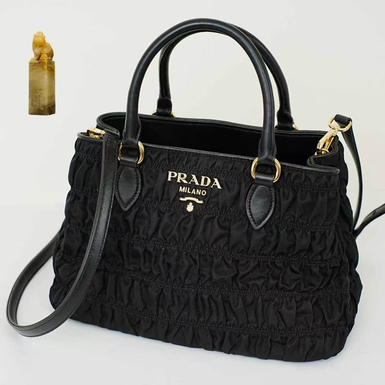 Prada - Gaufre - Cloth - Black - (medium)