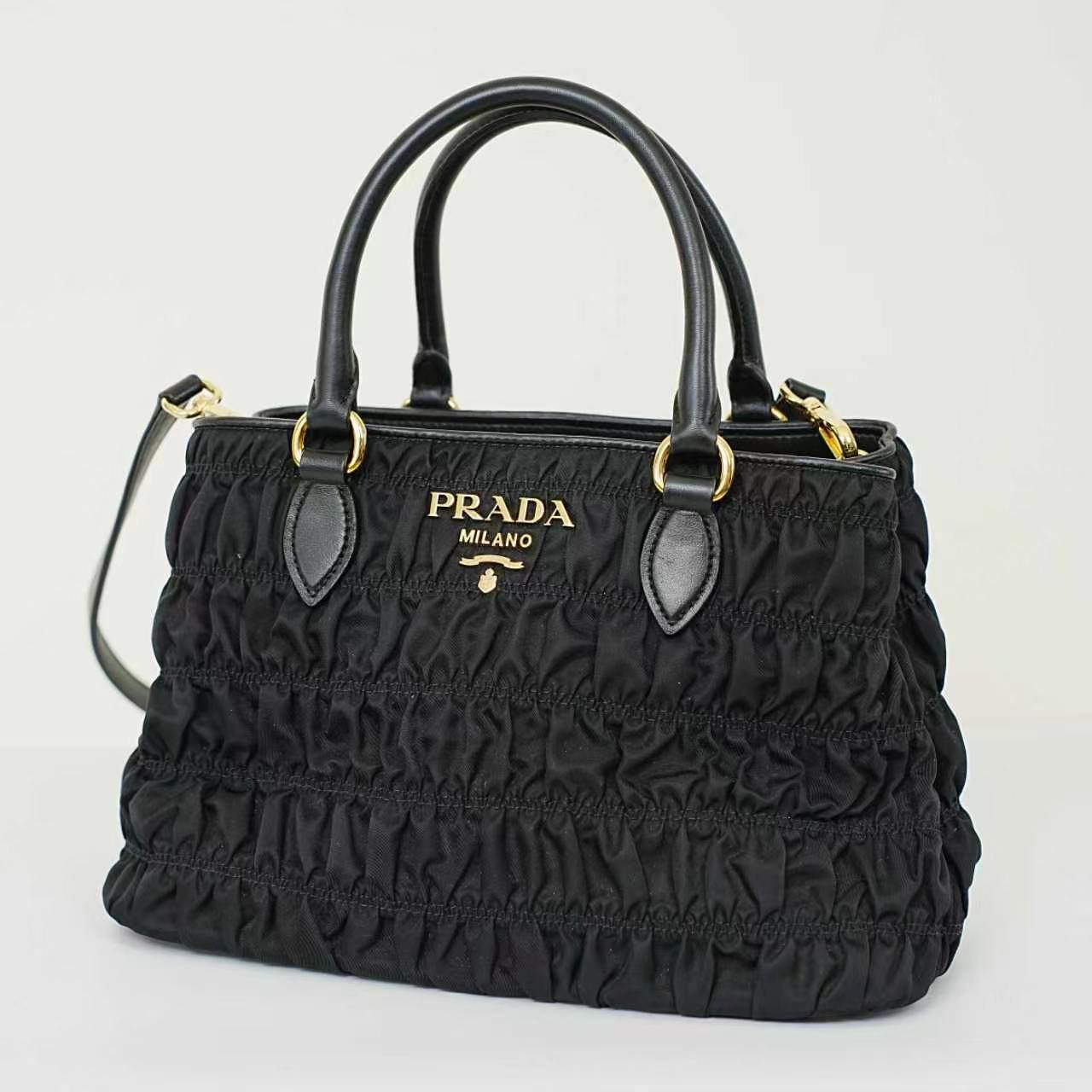 Prada - Gaufre - Cloth - Black - (medium)