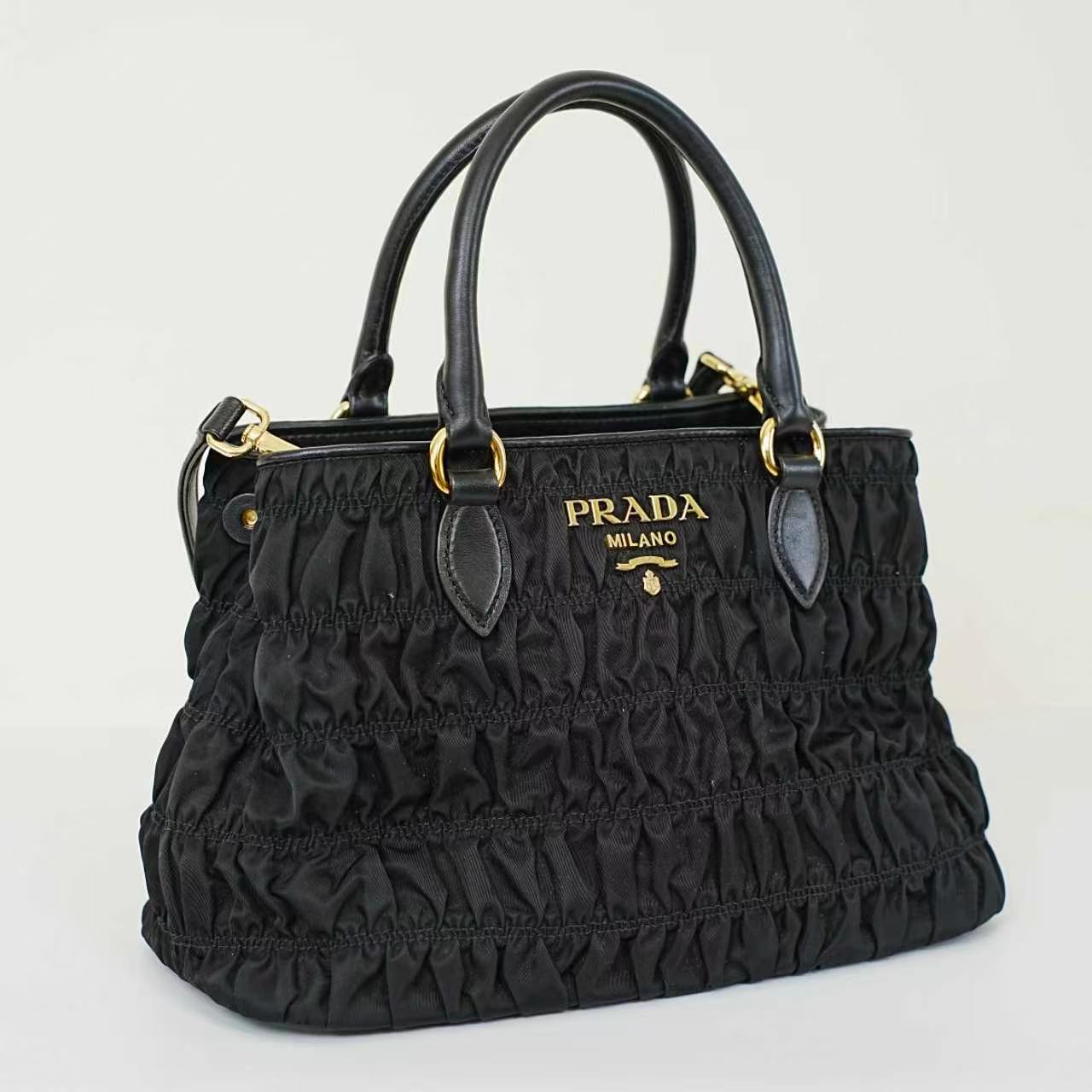 Prada - Gaufre - Cloth - Black - (medium)