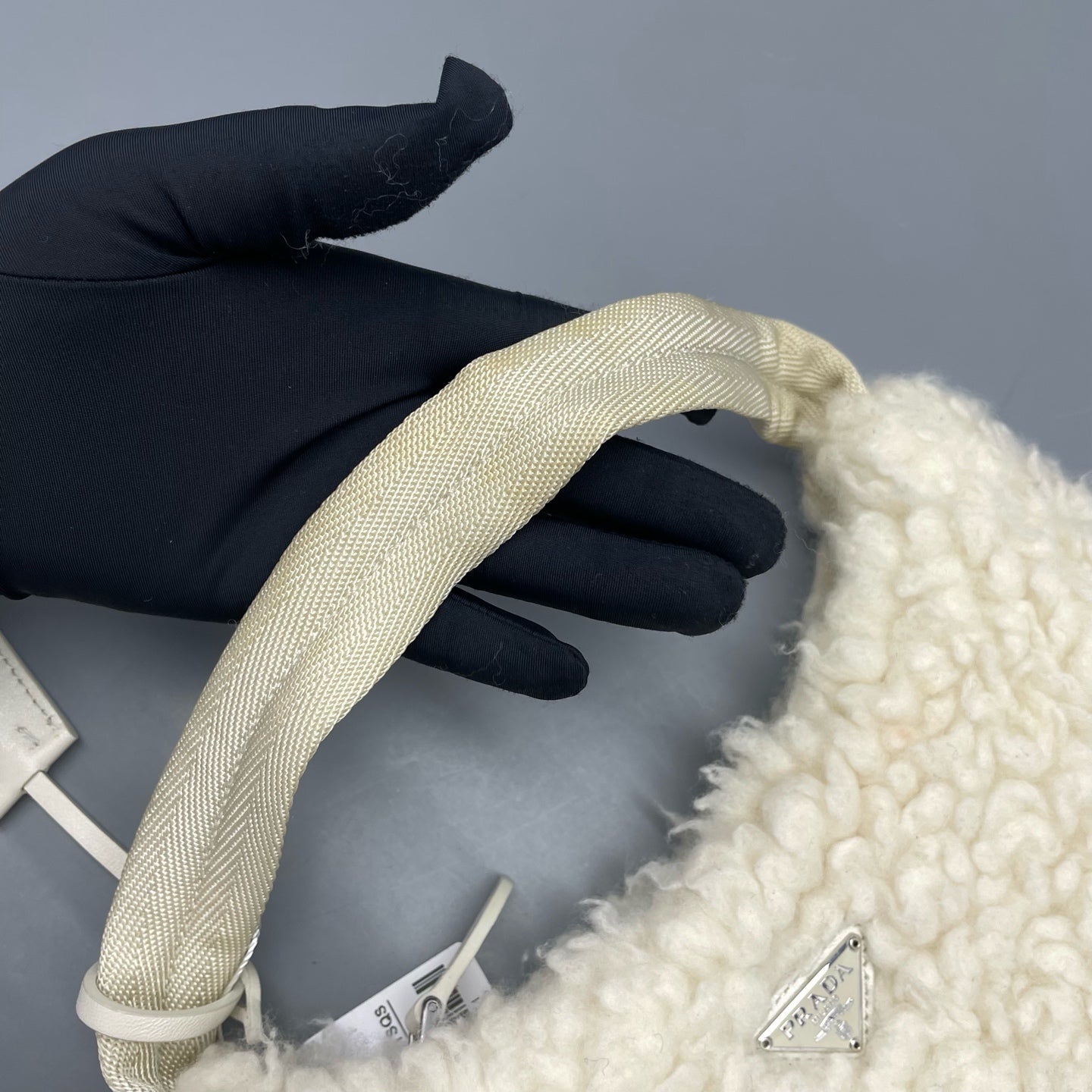 Prada - Hobo 2000 - Wool - White - (mini)