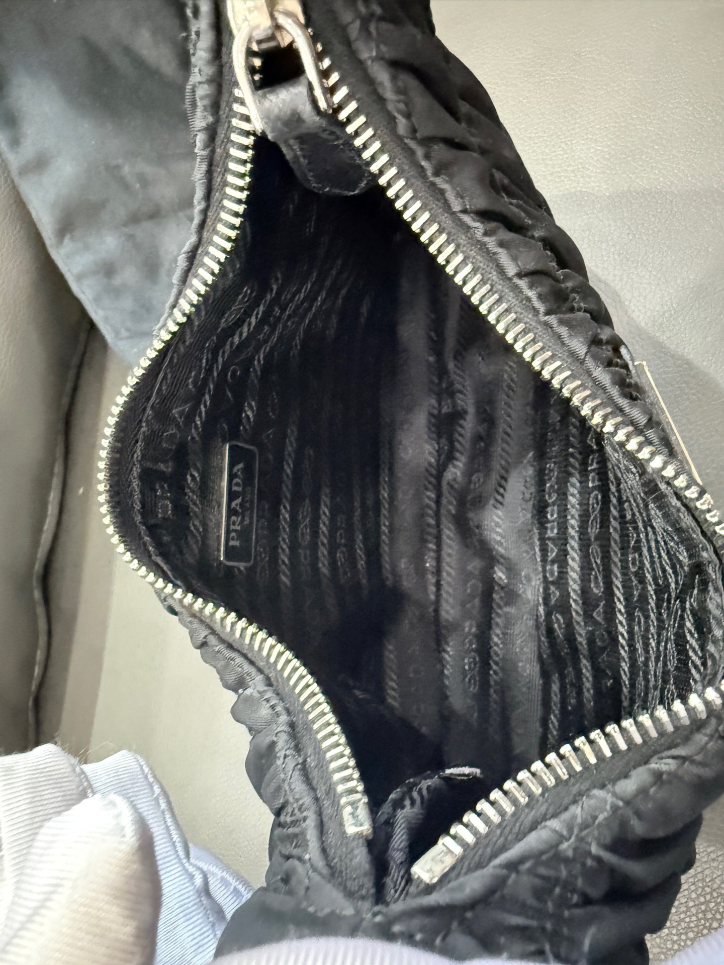Prada Hobo Bag Nylon Black - view 2