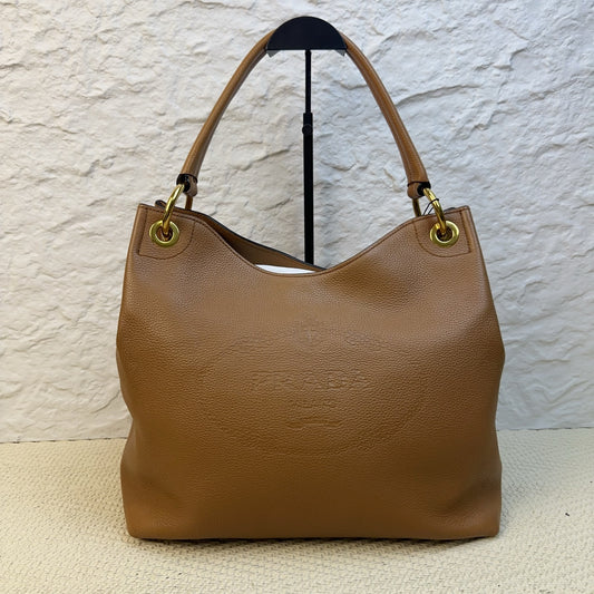 Prada - Hobo Bag - Leather - Brown - (Medium)