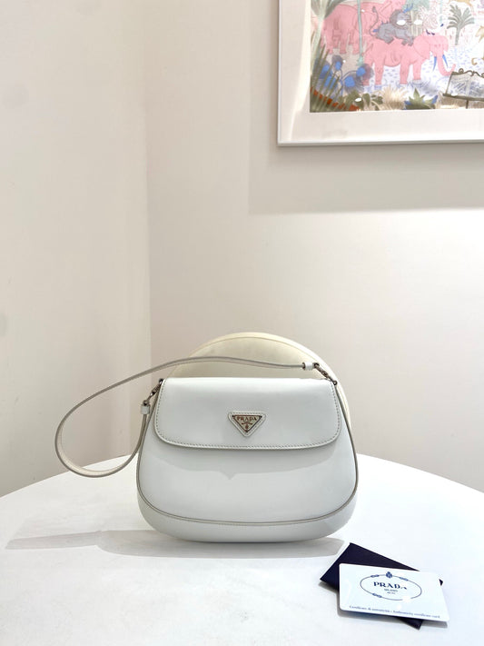 Prada - Hobo Bag - Patent leather - White - (Other)