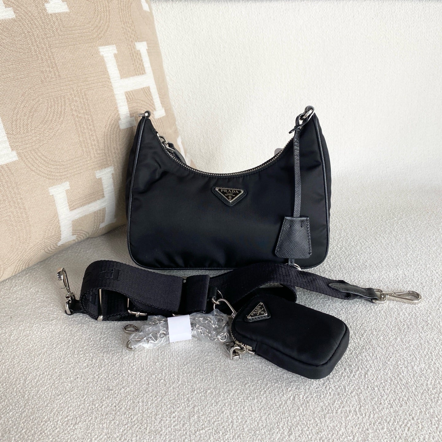 Prada - Hobo - Nylon - Black - (Other)