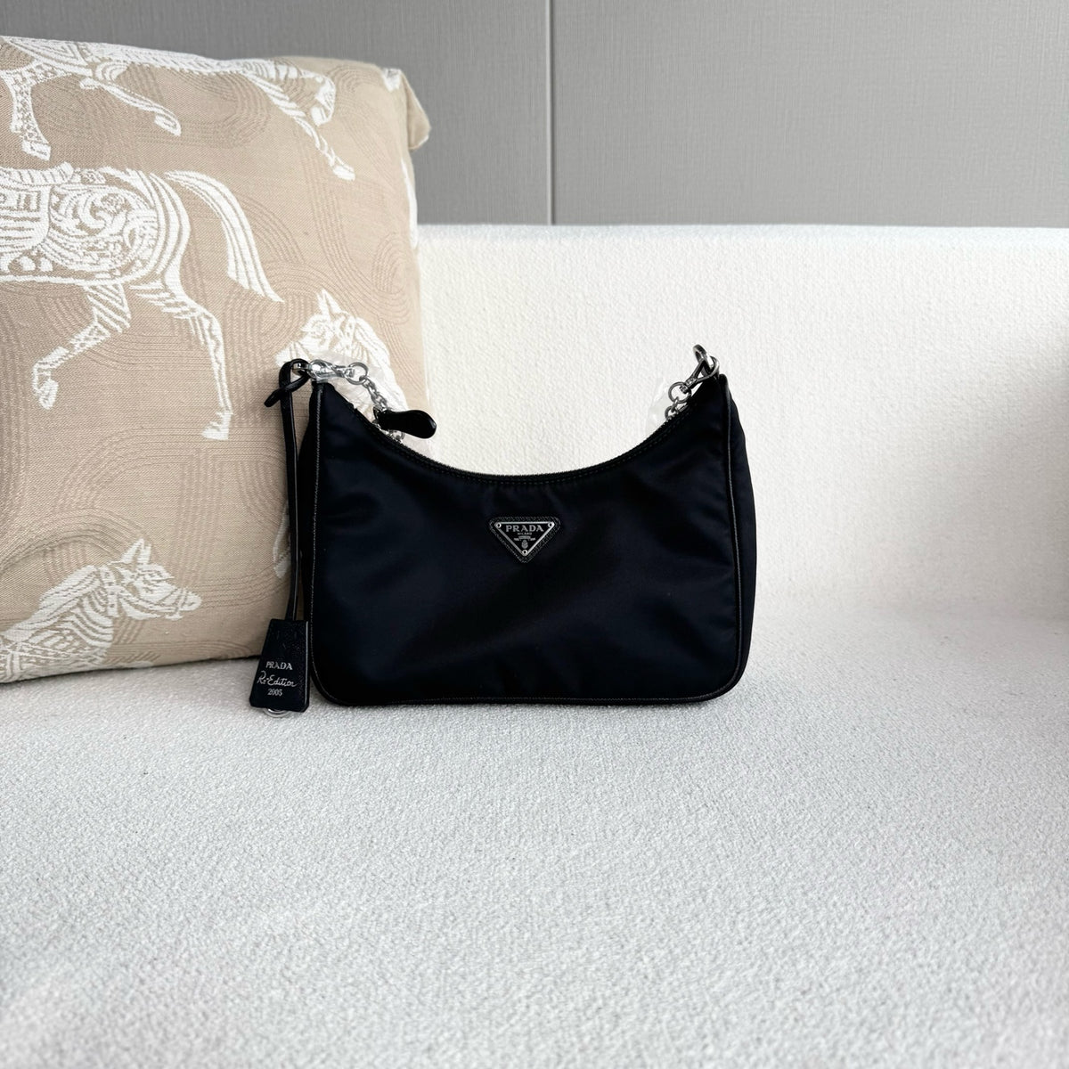 Prada - Hobo - Polyester - Black - (medium)