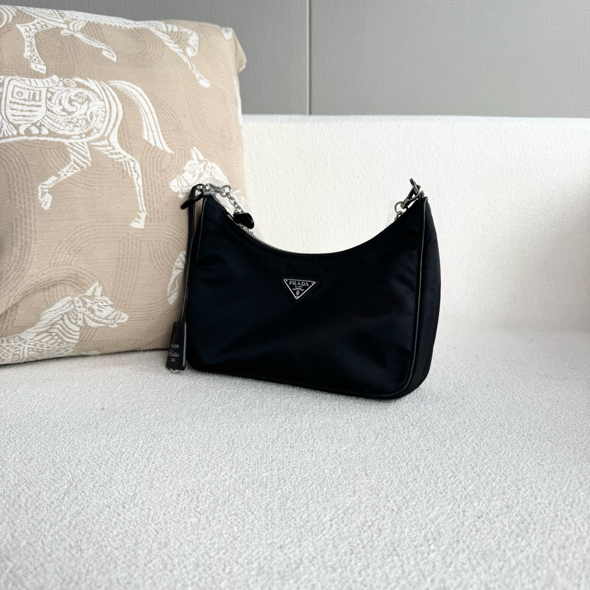 Prada - Hobo - Polyester - Black - (medium)
