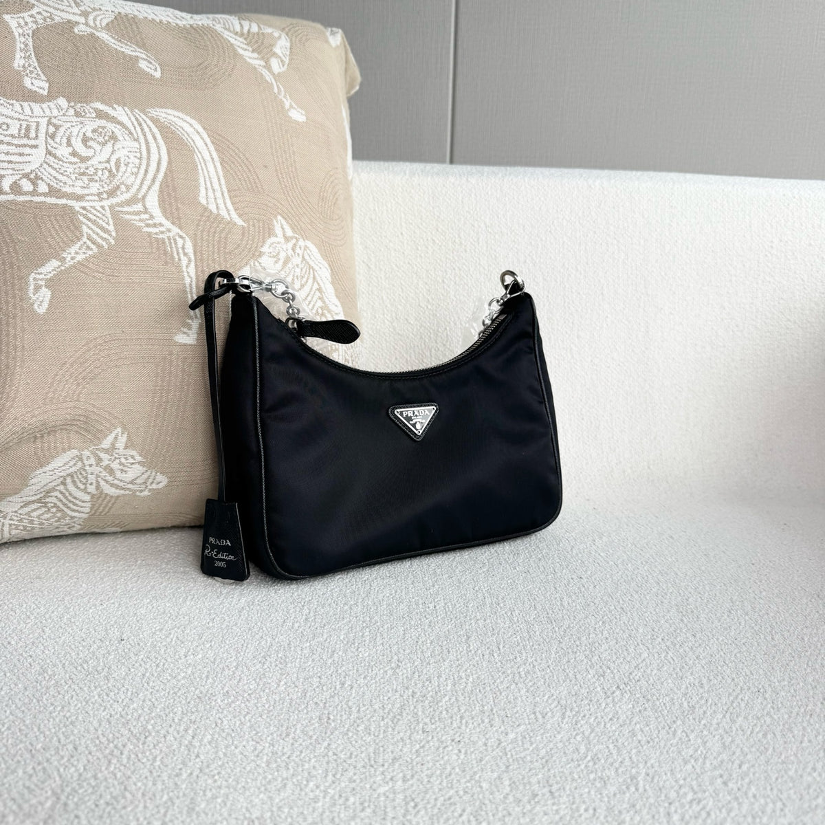 Prada - Hobo - Polyester - Black - (medium)