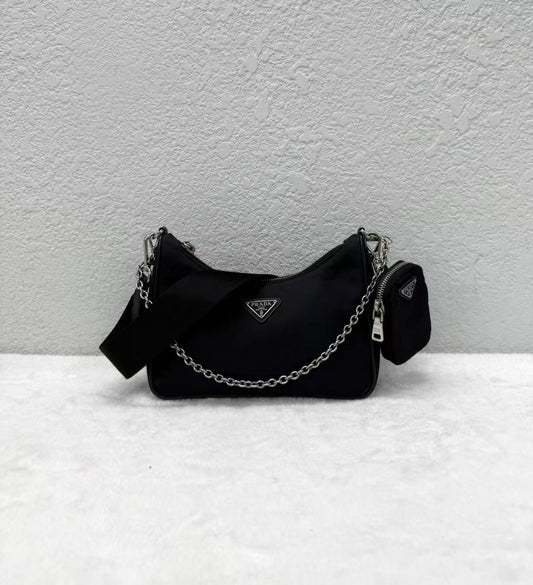 Prada - Hobo Re-Edition 2005 - Nylon - Black - (mini)