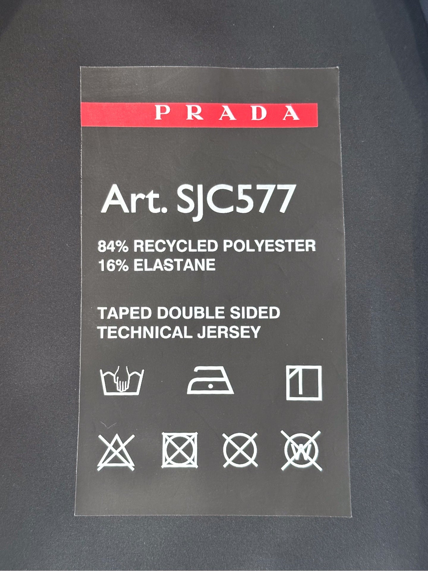 Prada - Linea Rossa - Polyester - Black - (L)