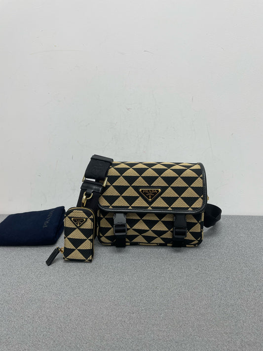 Prada - Messenger Bag - Cloth - Multicolour - (small)