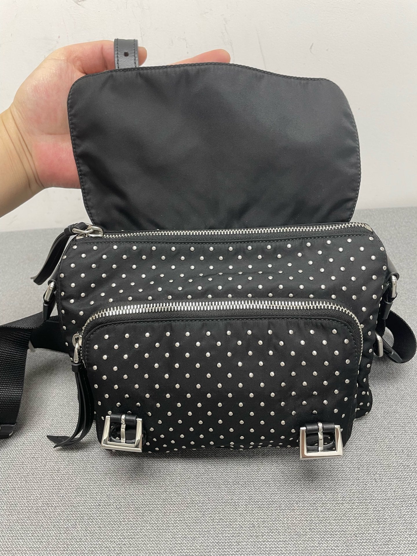 Prada - Messenger Bag - Polyamide - Black - (small)