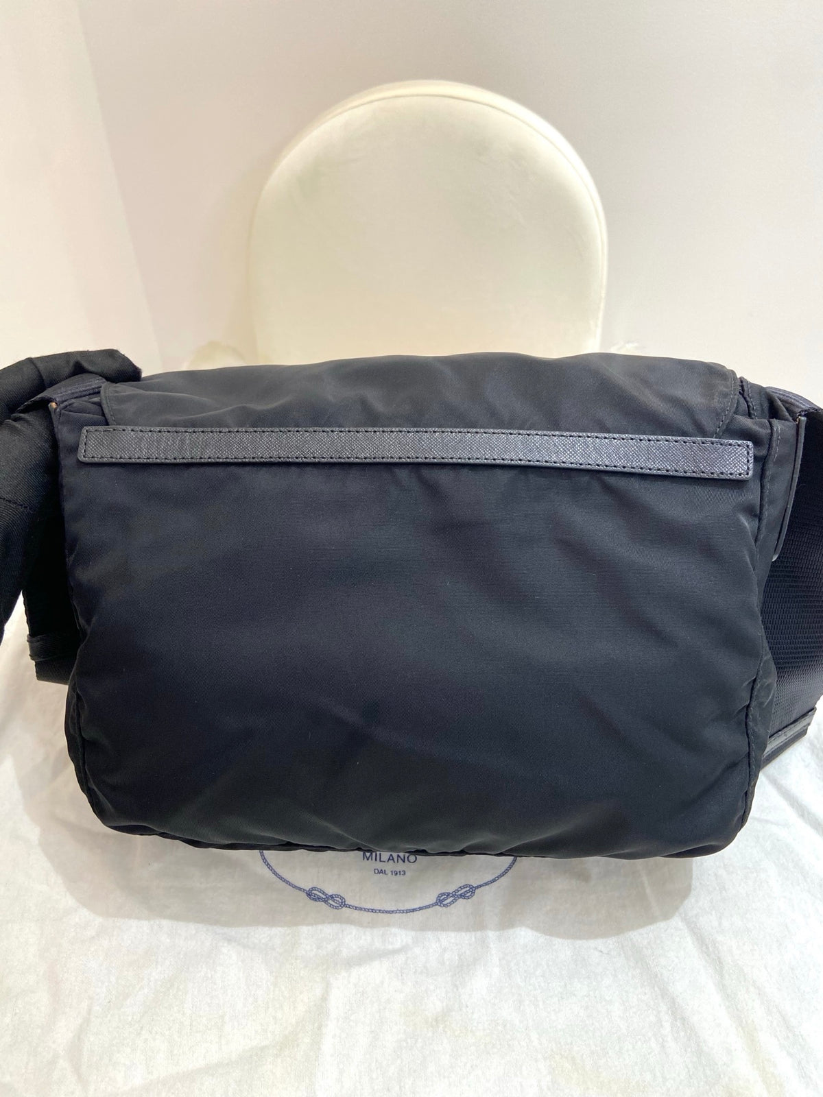 Prada - Messenger Bag - Polyester - Black - (small)