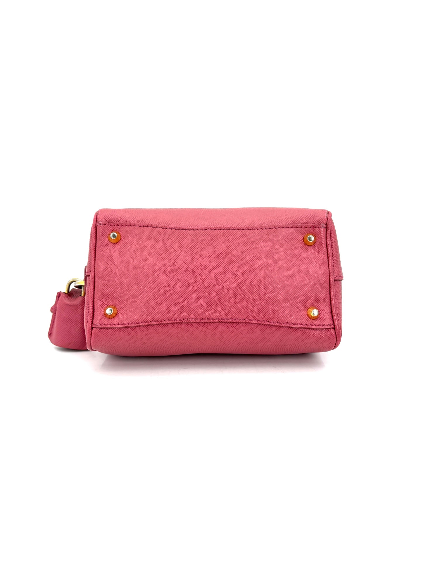 Prada - Mini Boston Bag - Saffiano leather - Red - (mini)
