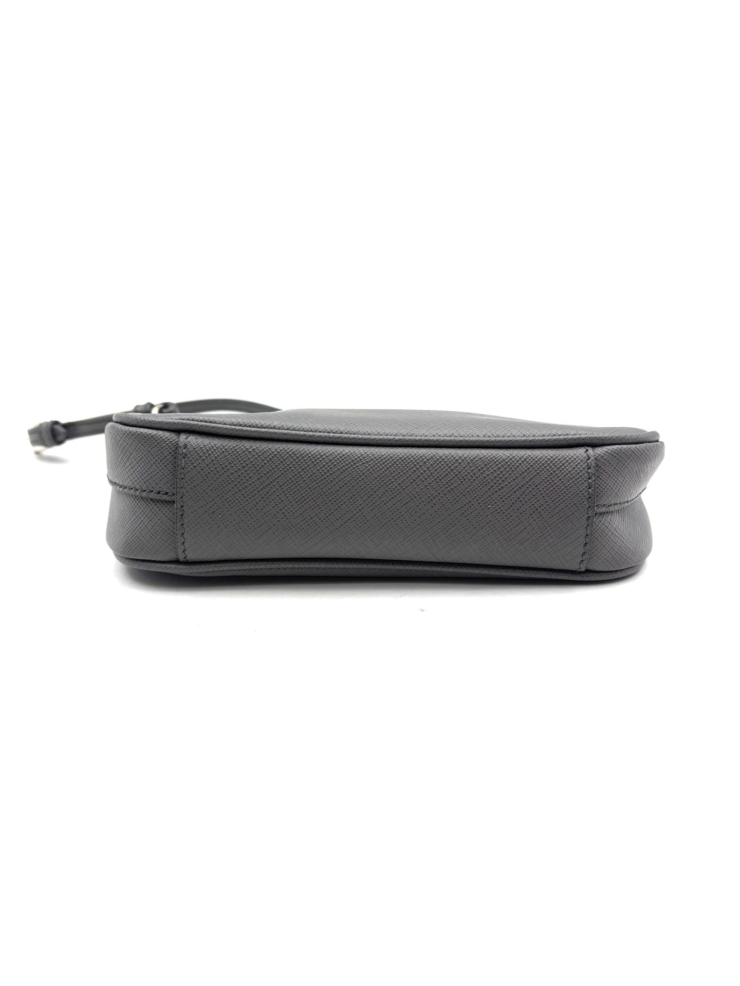 Prada - Mini Pouch - Saffiano leather - Grey - (mini)