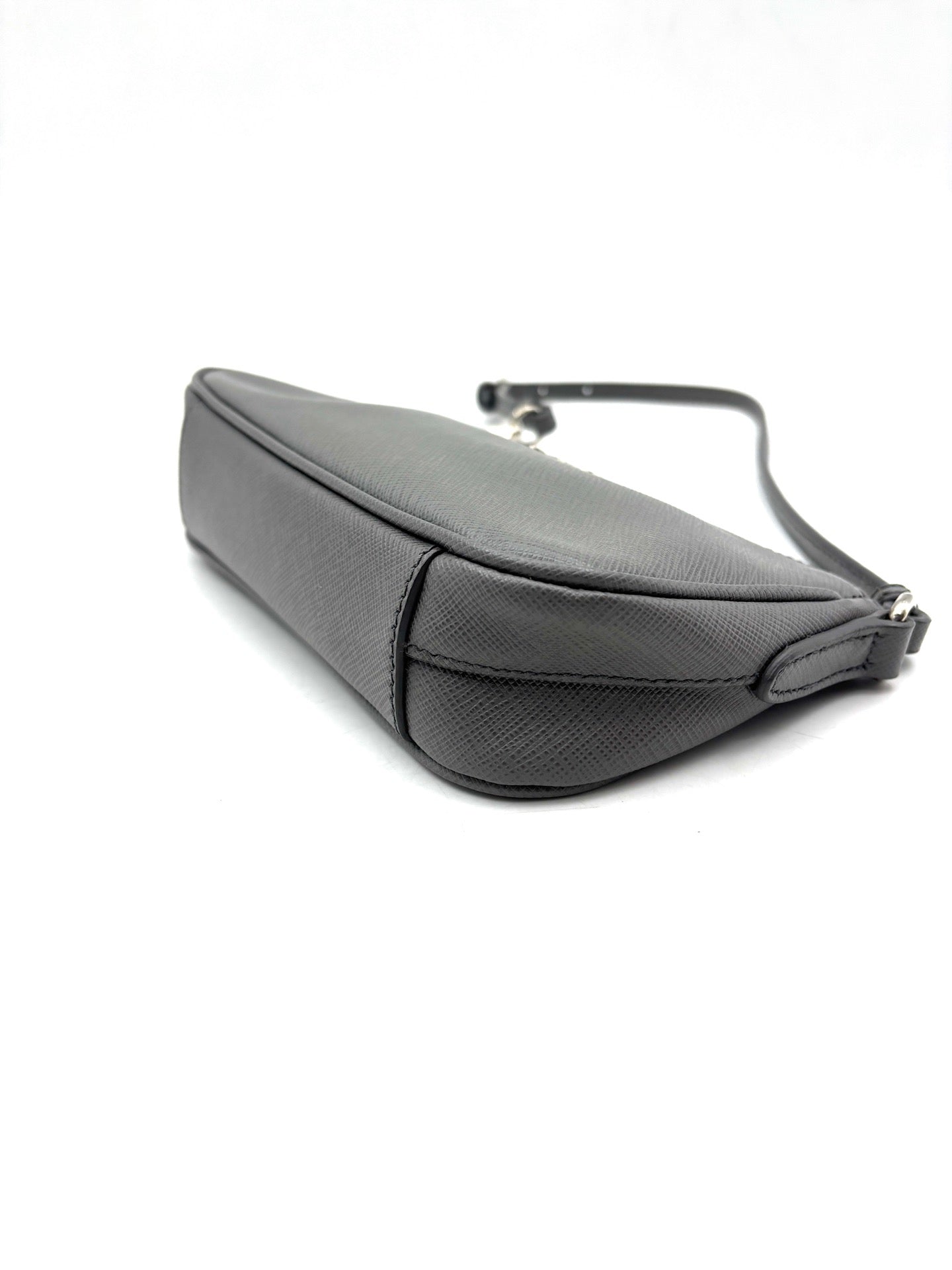 Prada - Mini Pouch - Saffiano leather - Grey - (mini)