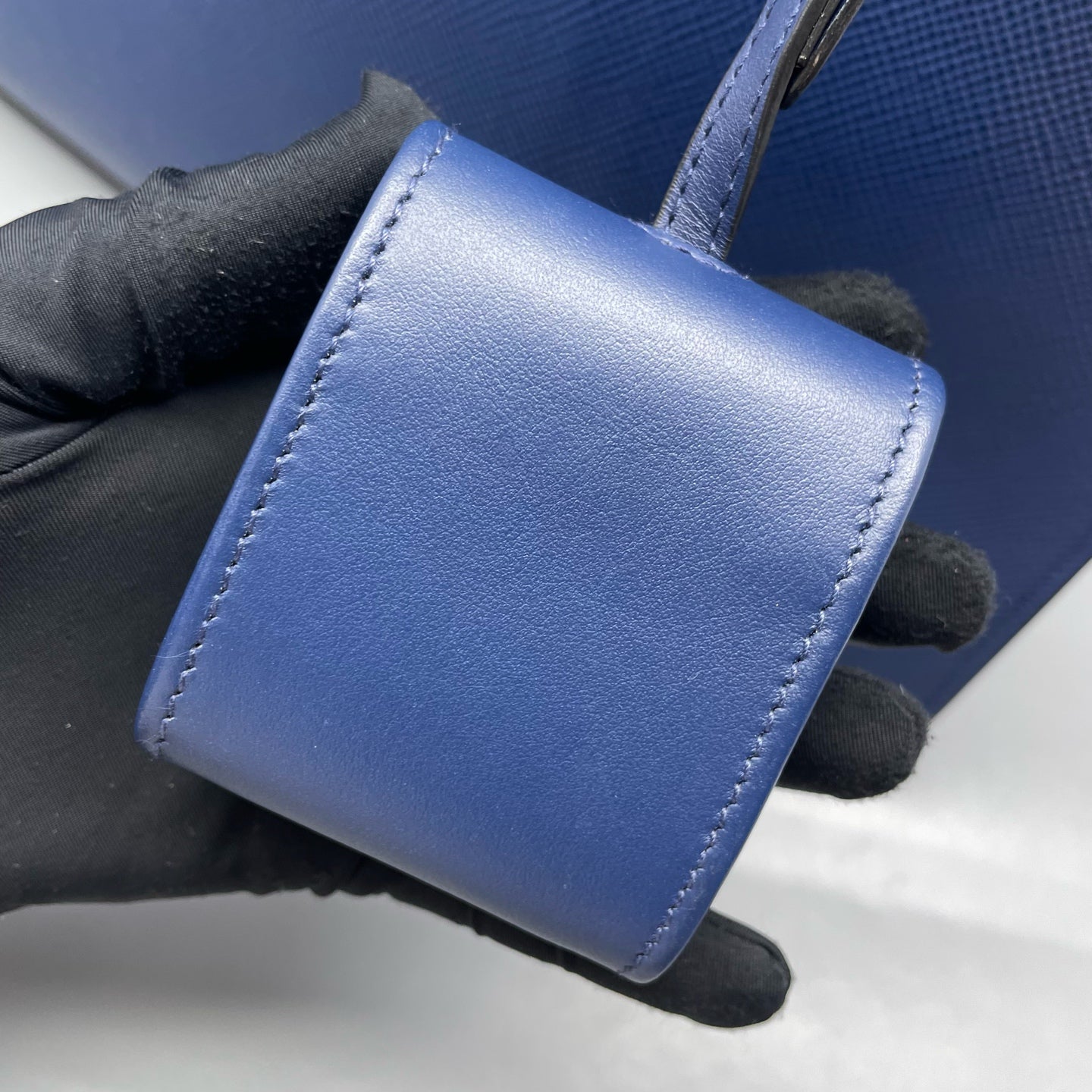 Prada - Monochrome - Leather - Blue - (Medium)