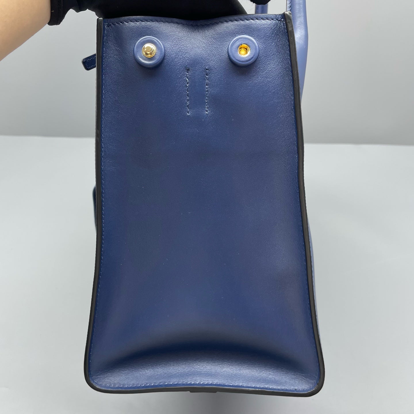 Prada - Monochrome - Leather - Blue - (medium)