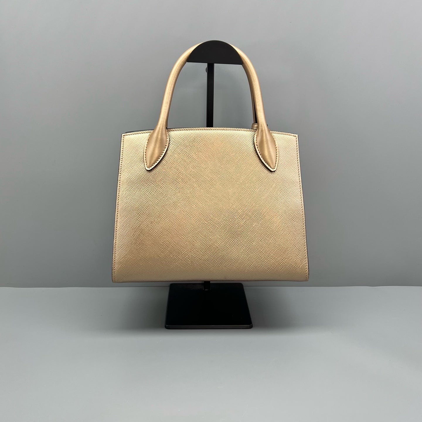Prada - Monochrome - Leather - Gold - (medium)