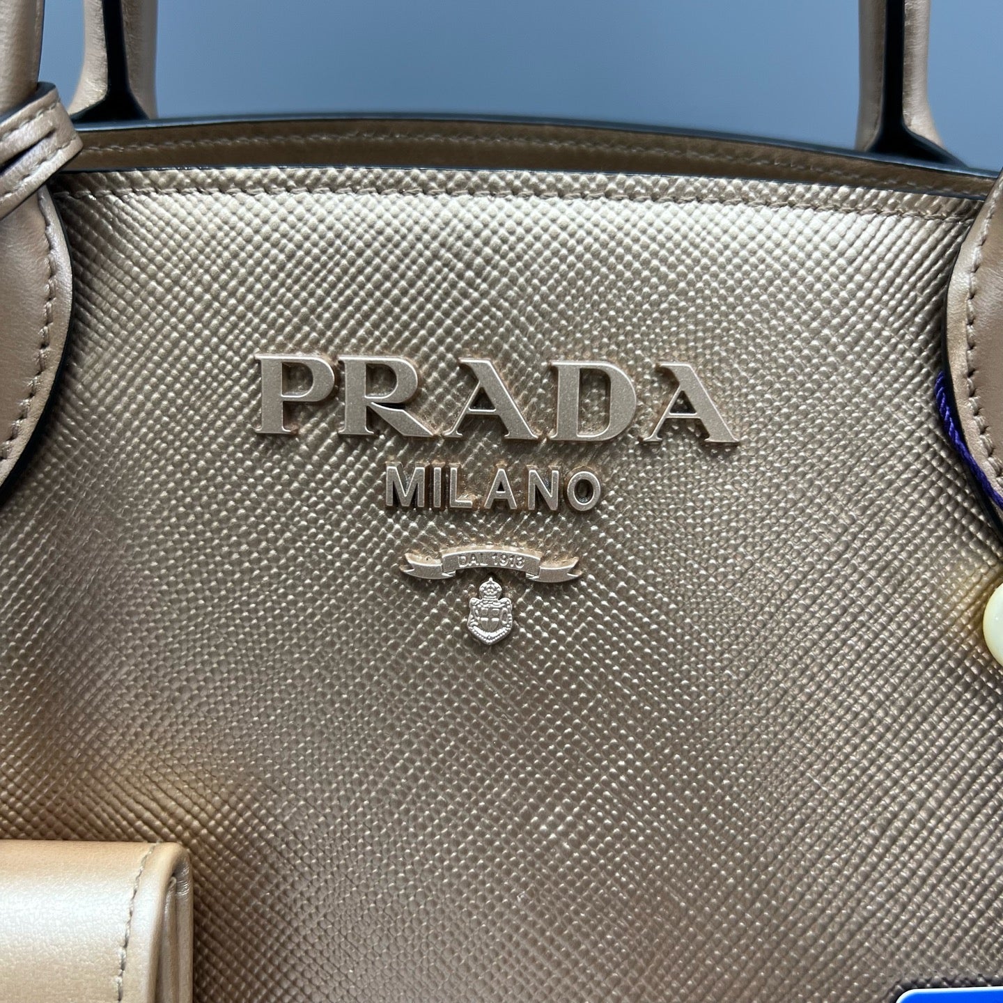 Prada - Monochrome - Leather - Gold - (medium)