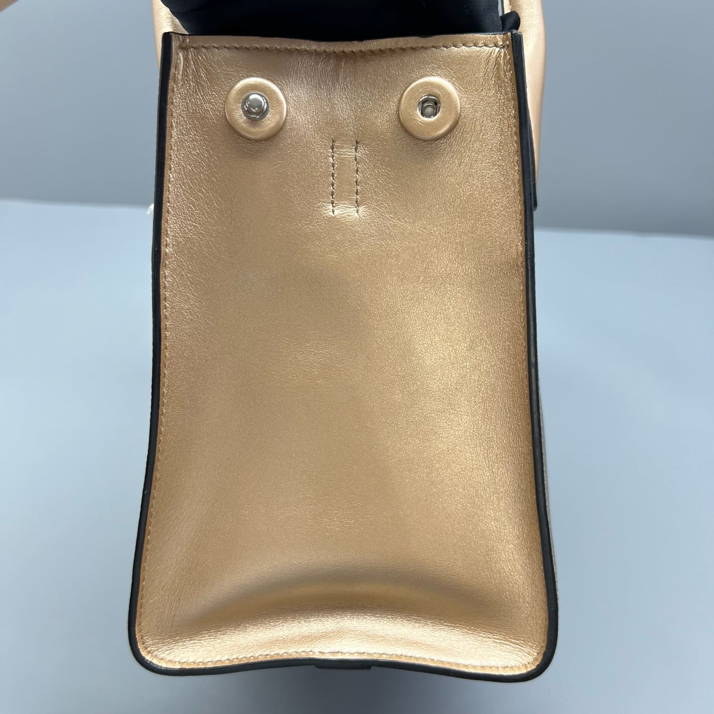 Prada - Monochrome - Leather - Gold - (medium)