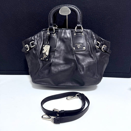 Prada - Nautilus - Leather - Black - (medium)