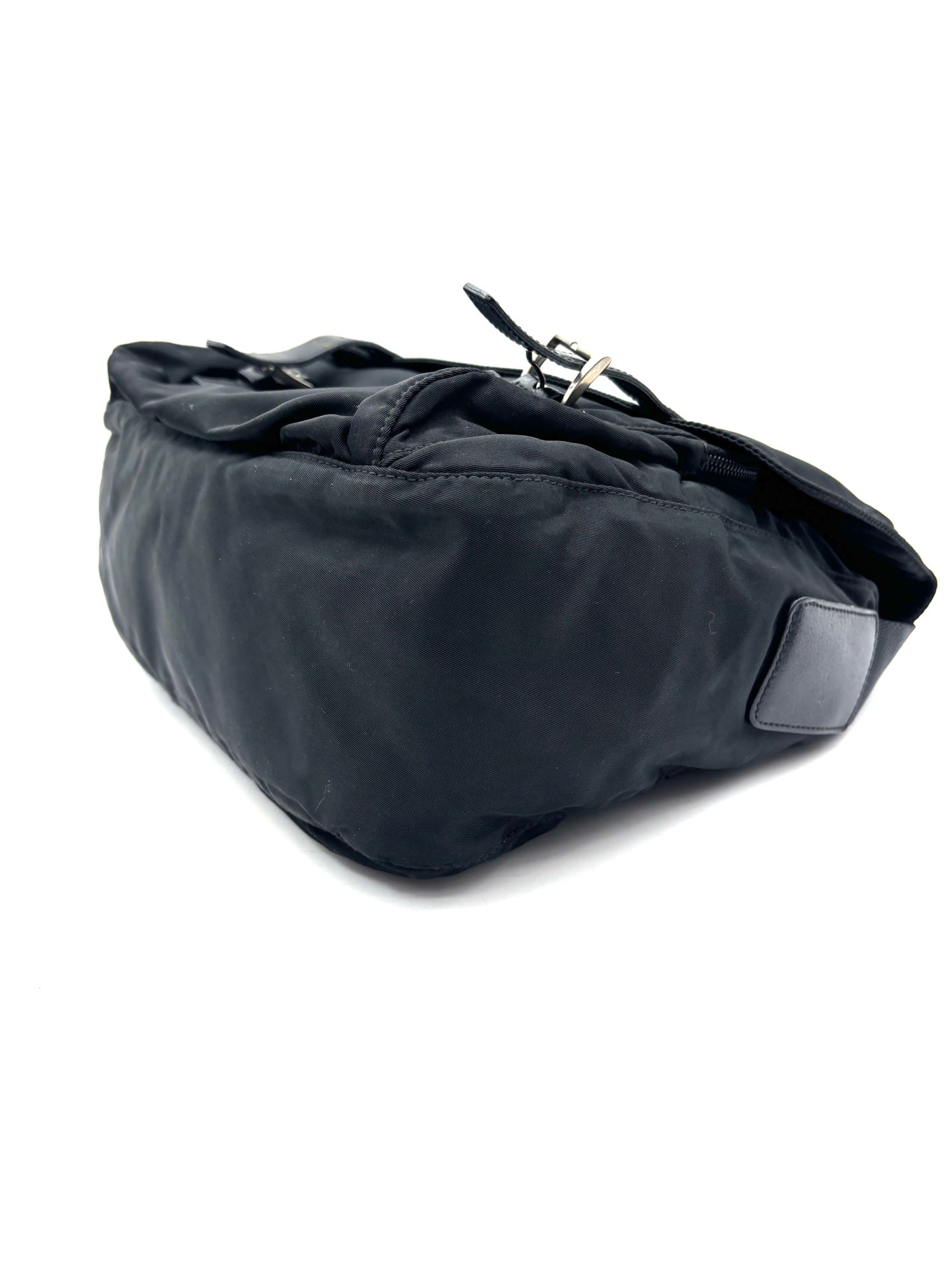 Prada - Nylon Messenger Bag - Nylon - Black - (medium)