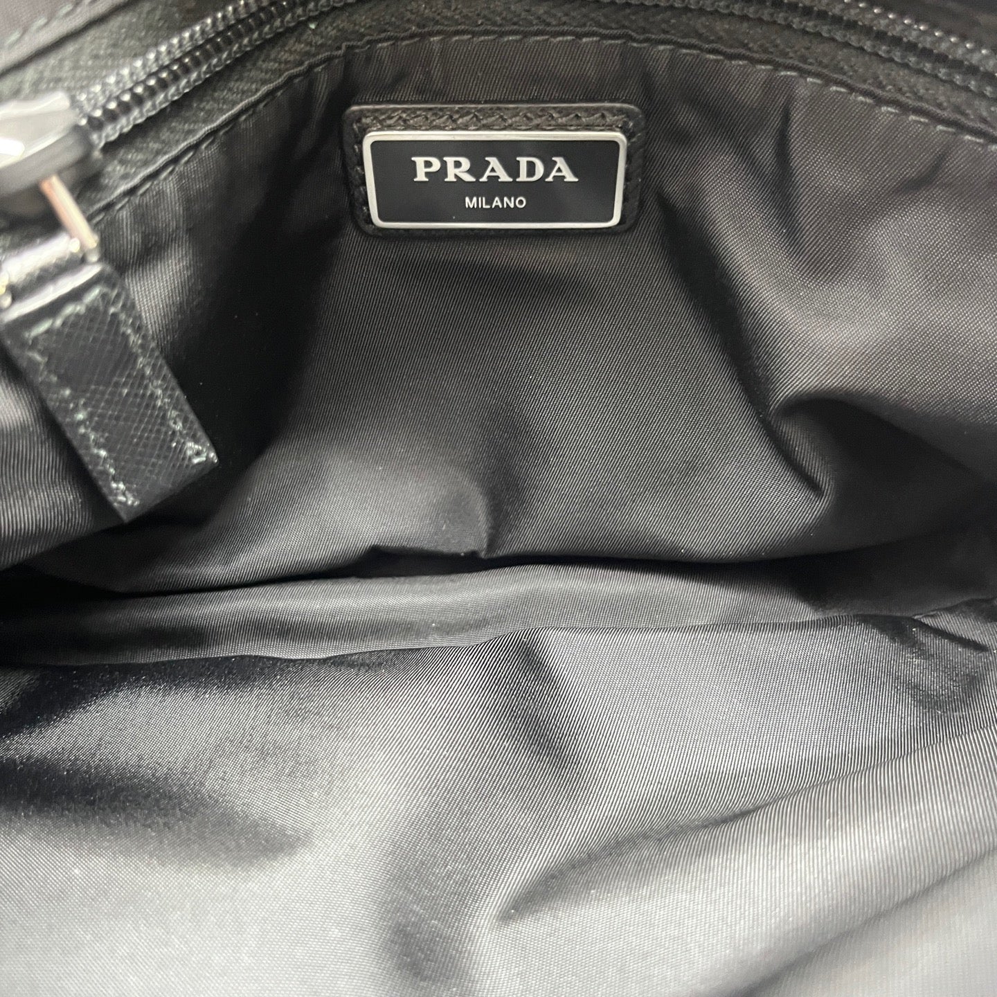 Prada - Nylon Messenger Bag - Nylon - Black - (Mini)