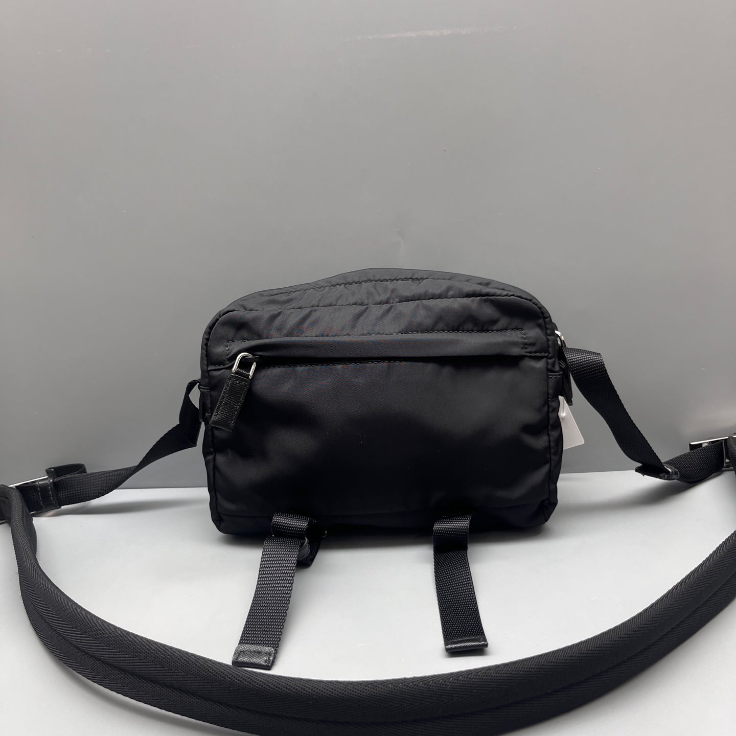 Prada - Nylon Messenger Bag - Nylon - Black - (Mini)