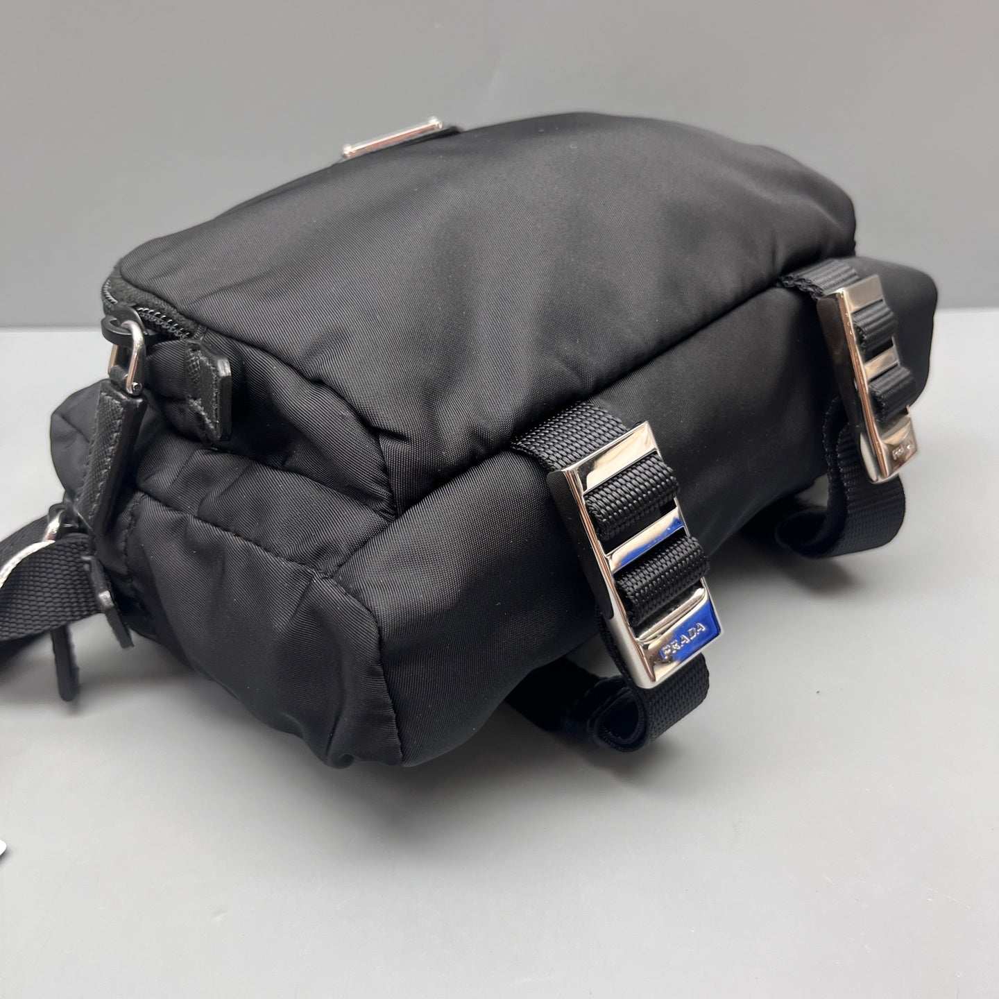 Prada - Nylon Messenger Bag - Nylon - Black - (Mini)