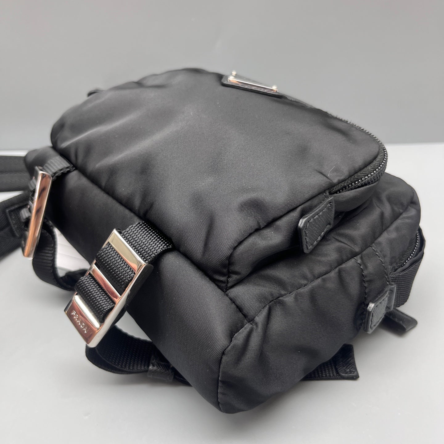 Prada - Nylon Messenger Bag - Nylon - Black - (Mini)