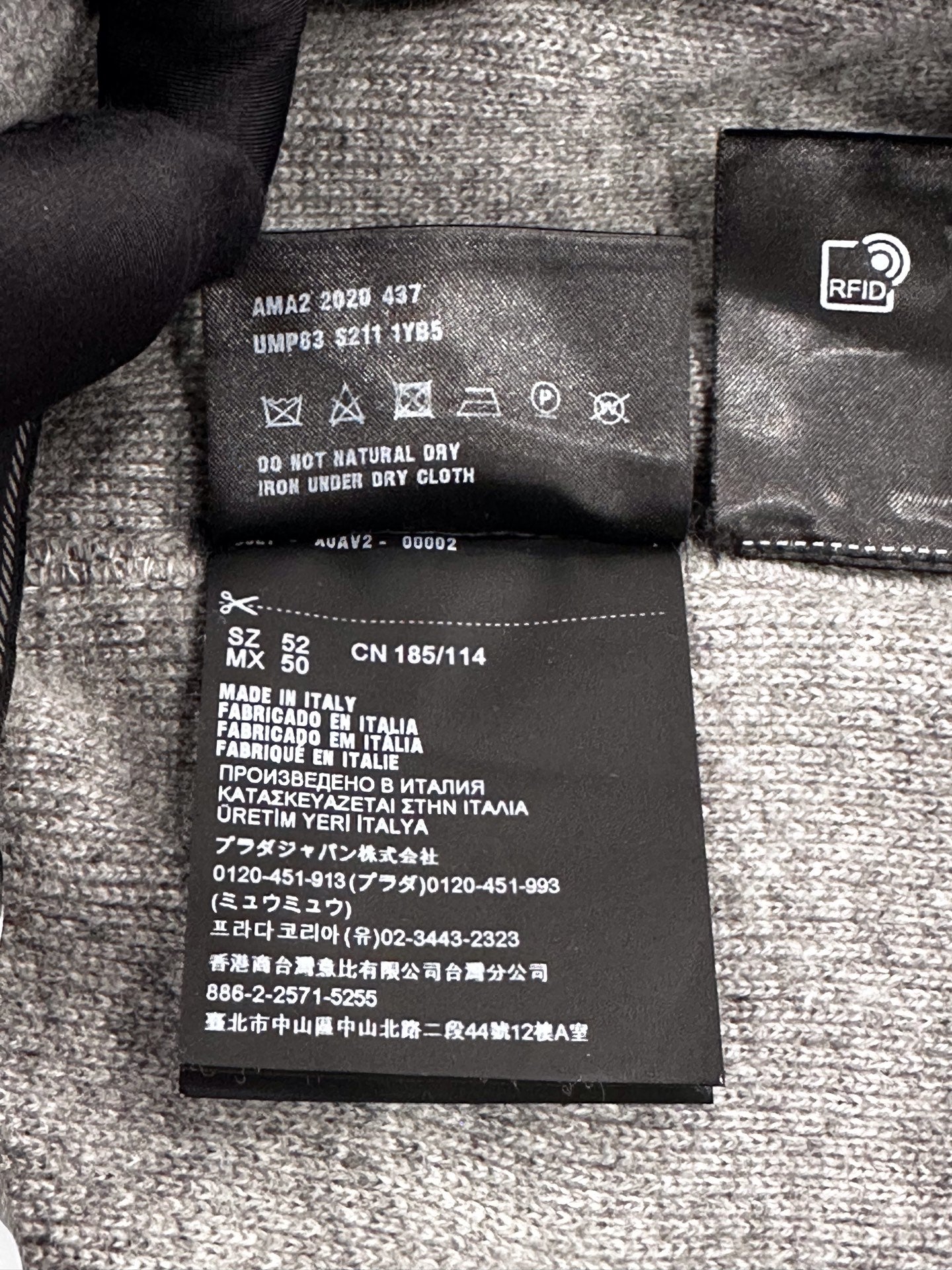 Prada - Other - Cashmere - Grey - (52)