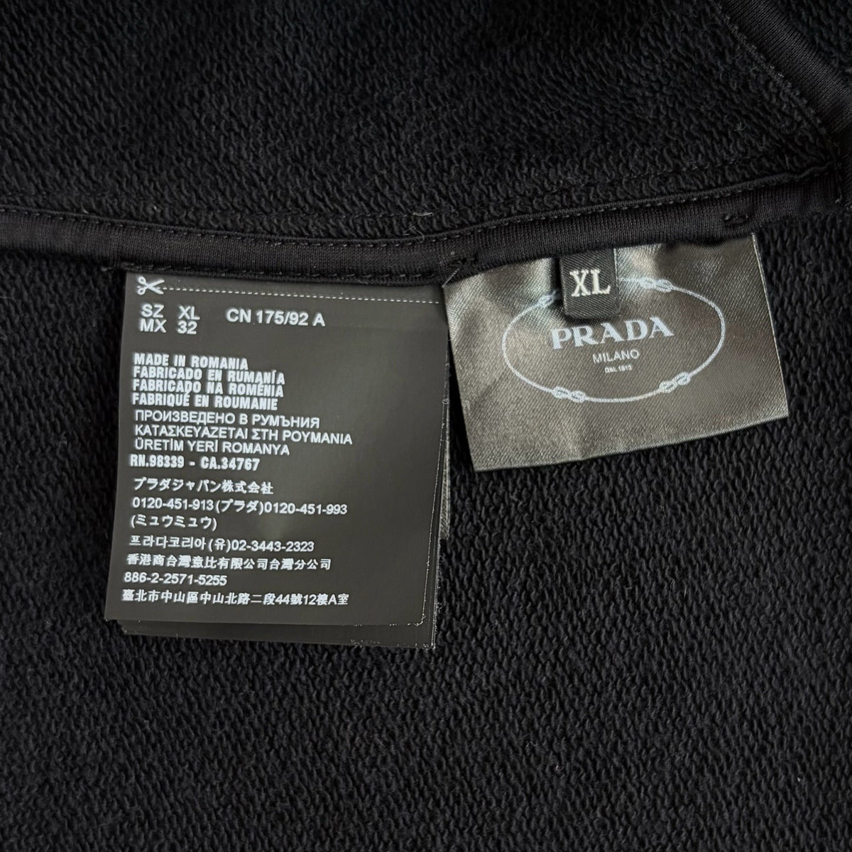 Prada - Other - Cotton - Black - (XL)