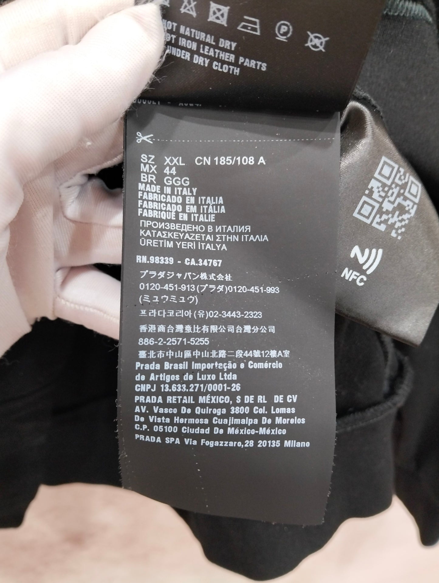 Prada - Other - Cotton - Black - (XXL)