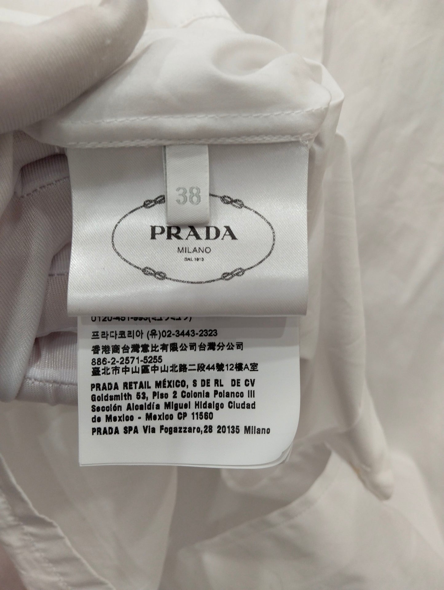 Prada - Other - Cotton - White - (38)