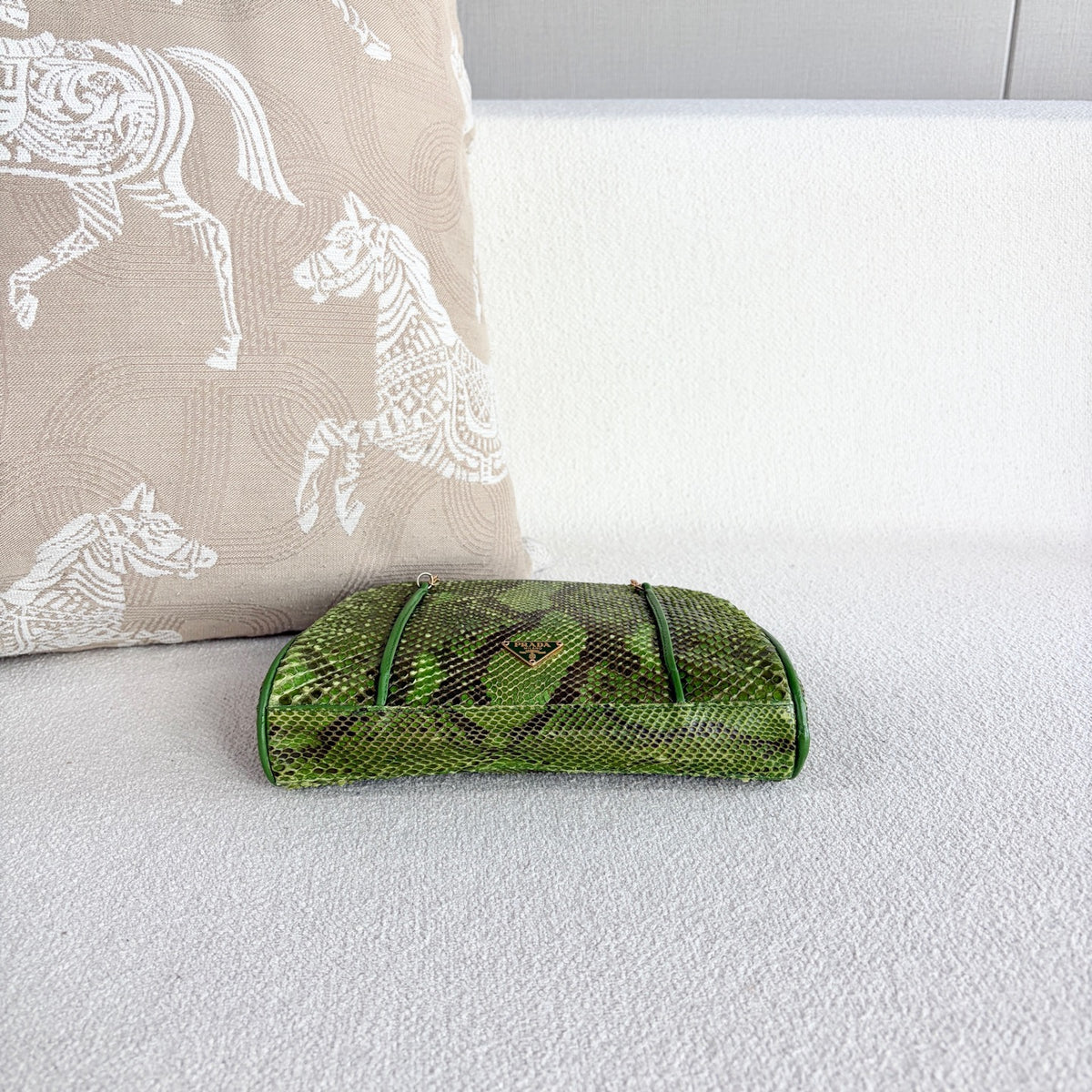 Prada - Other - Exotic leathers - Python - Green - (mini)