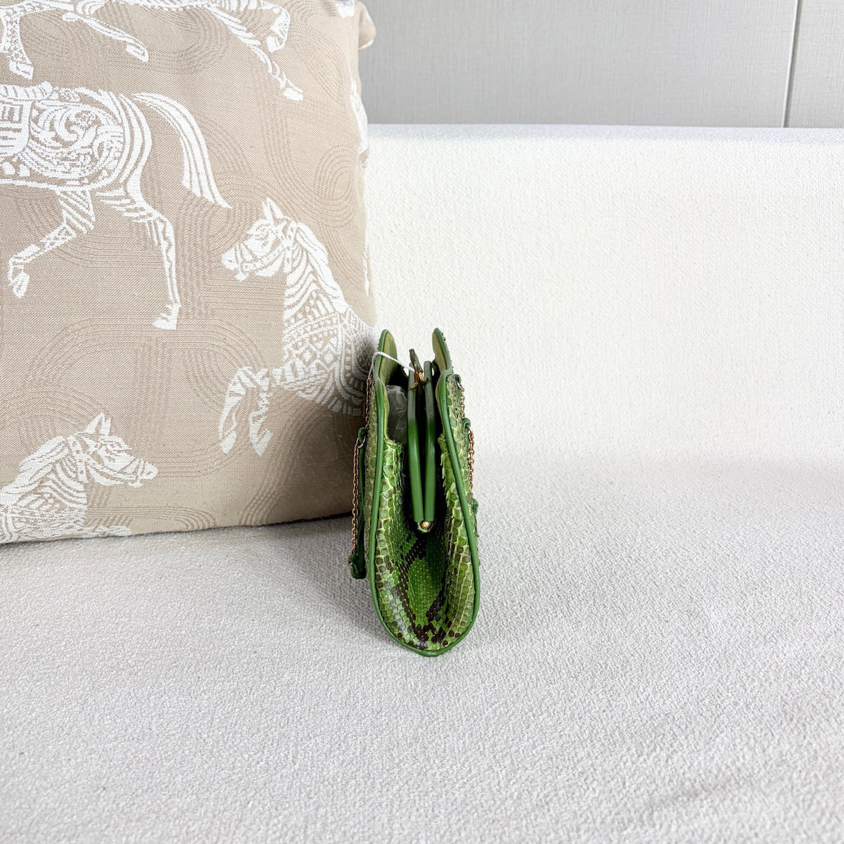 Prada - Other - Exotic leathers - Python - Green - (mini)