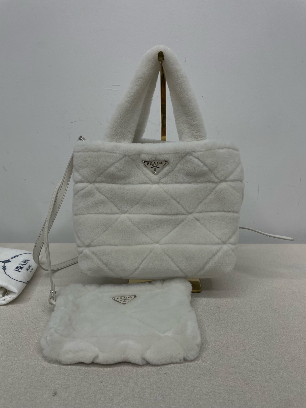 Prada - Other - Fur - Other - White - (Small)
