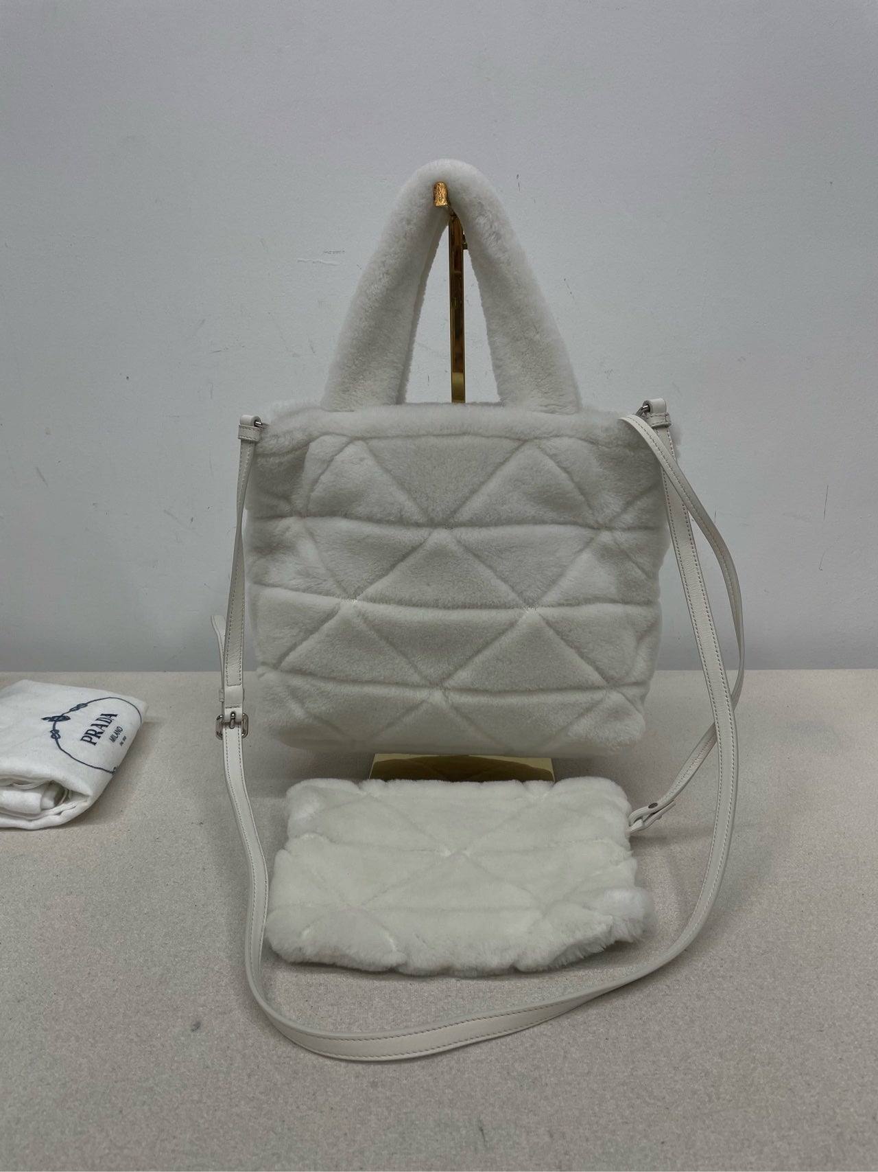Prada - Other - Fur - Other - White - (Small)