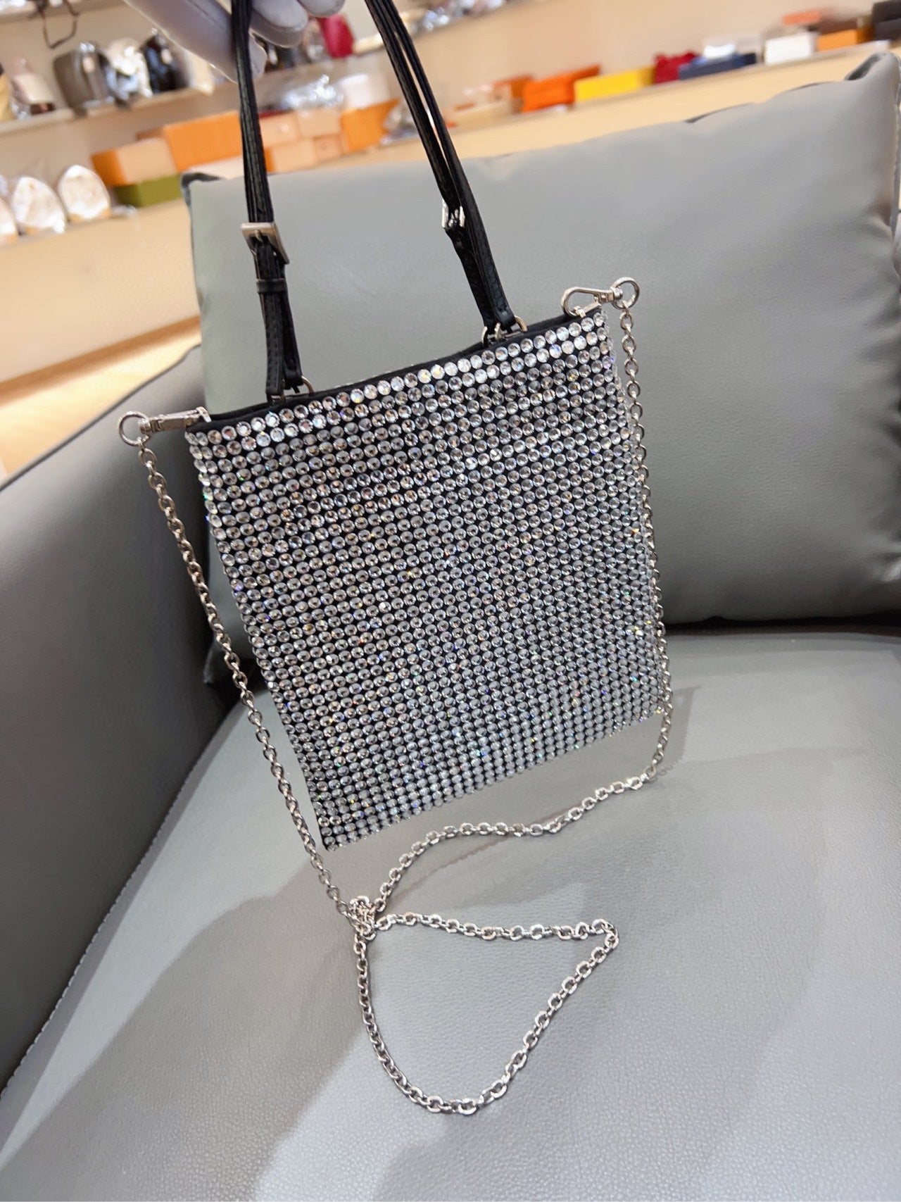 Prada - Other - Glitter - Black - (mini)