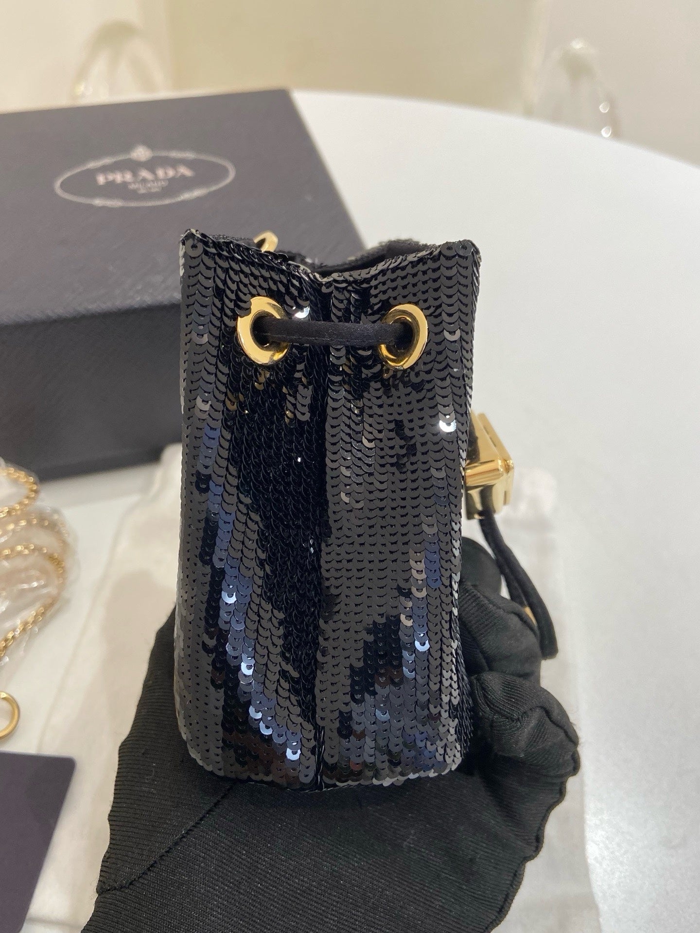Prada - Other - Glitter - Black - (mini)