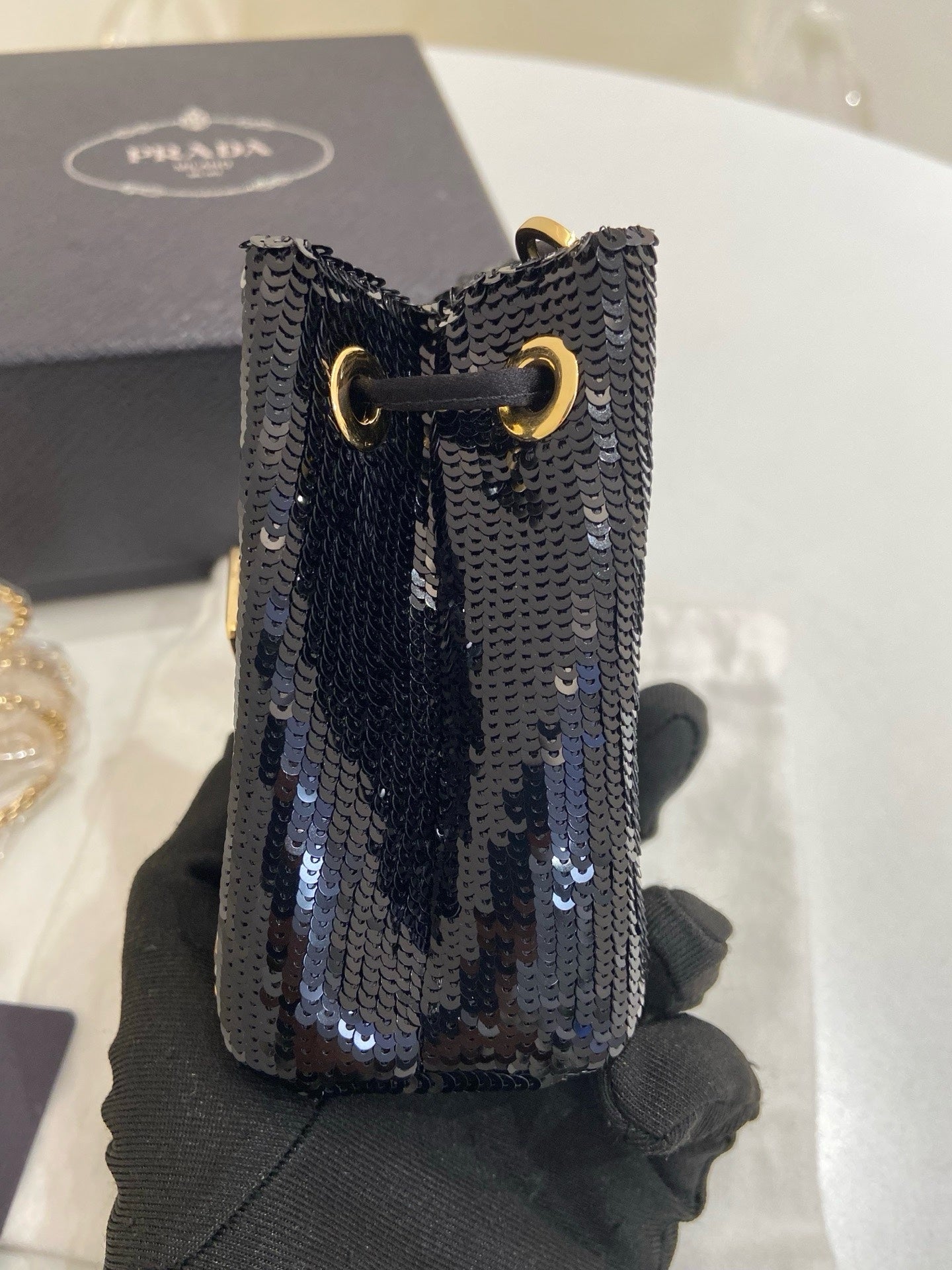 Prada - Other - Glitter - Black - (mini)