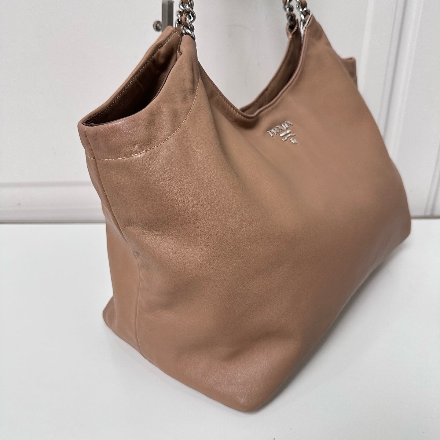 Prada - Other - Leather - Beige - (medium)