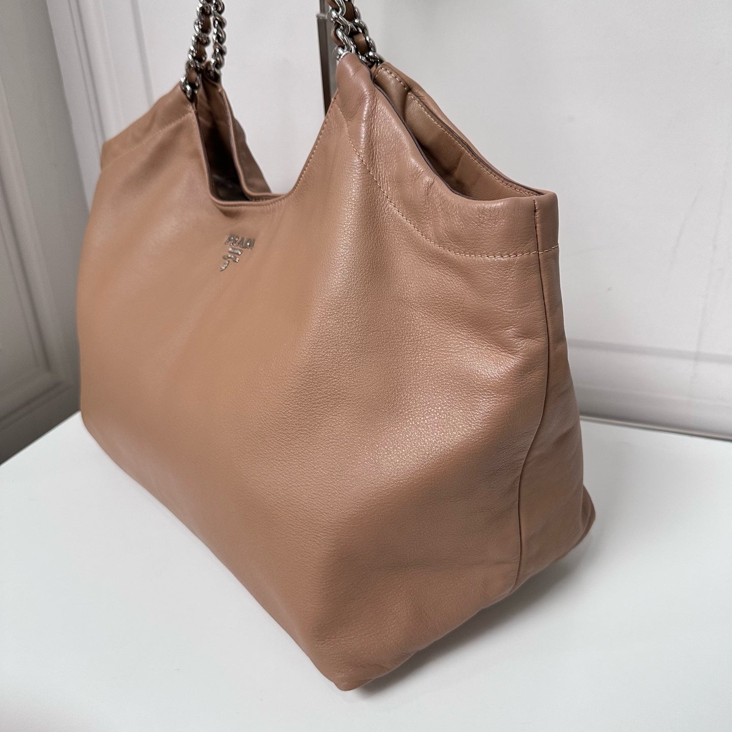 Prada - Other - Leather - Beige - (medium)