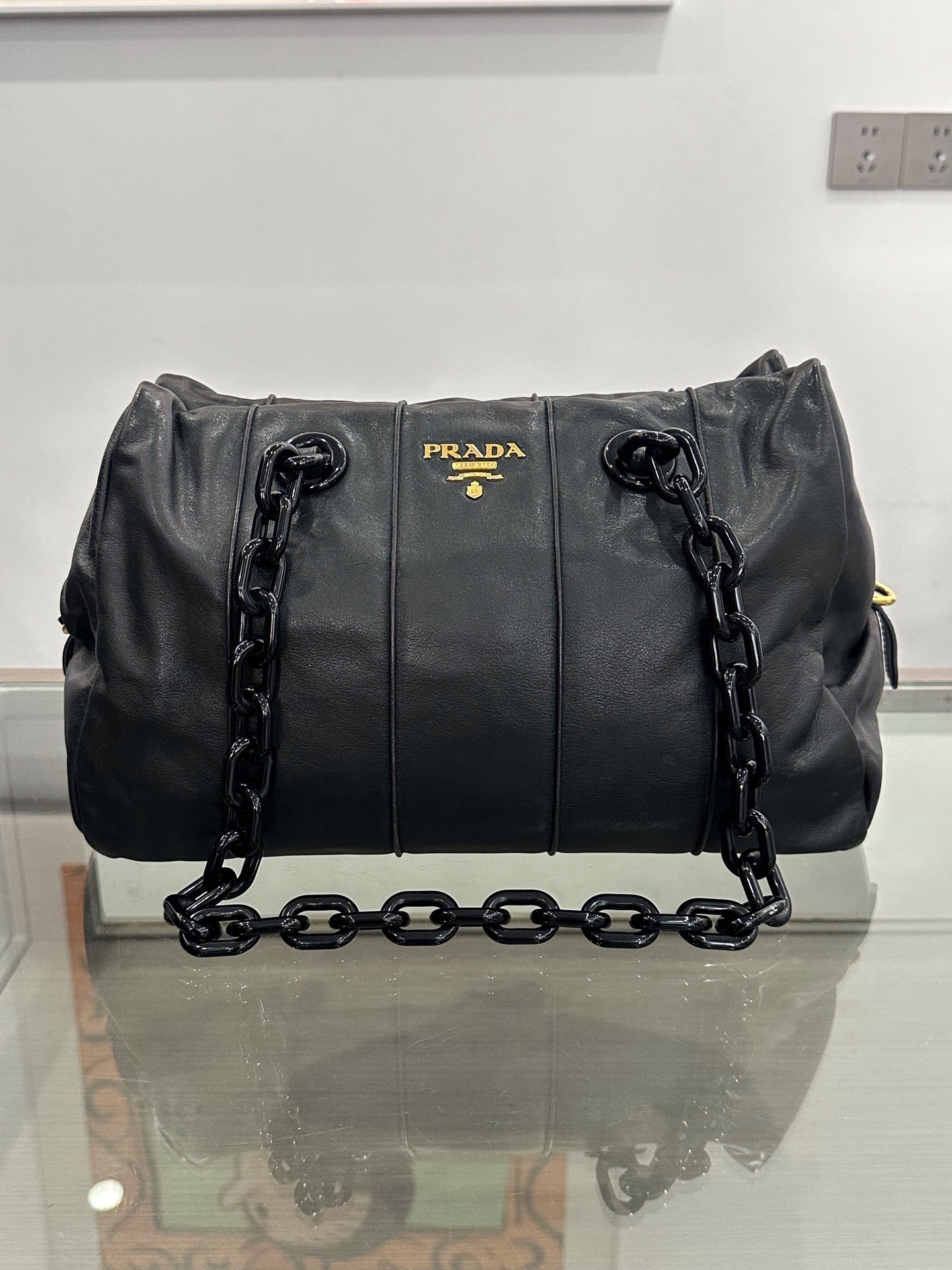 Prada - Other - Leather - Black - (Medium)