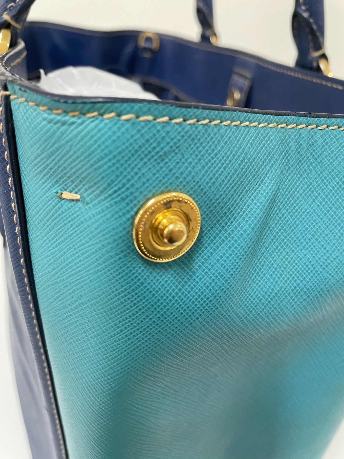 Prada - Other - Leather - Blue - (medium)
