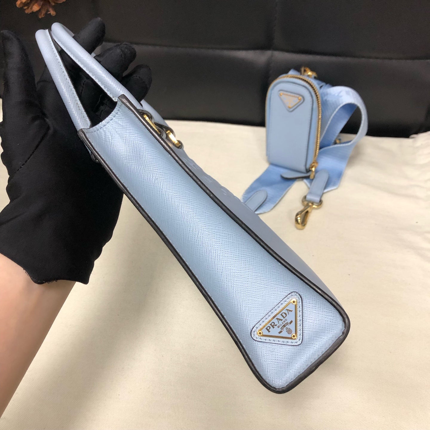 Prada - Other - Leather - Blue - (small)